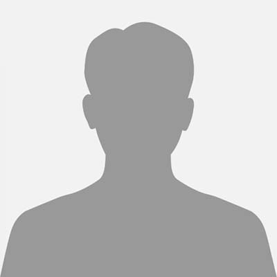 Silhouette profile headshot. 