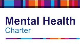 Mental Health Charter logo. 