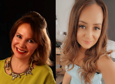 Deborah Hunter and Sarah Lawerence 