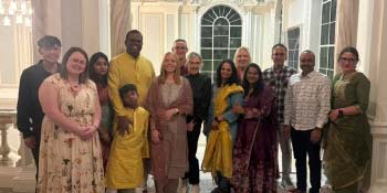 Allstate employees attended the ImageNation's Diwali celebration. 