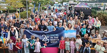 Allstate Northern Ireland employees and family celebrating 25 years in the North West.
