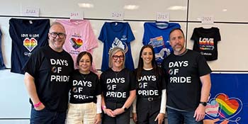 ANI employees participating in the Belfast Pride.