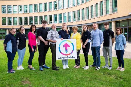 South West College (SWC) staff and Level 3 Childcare and Construction and Civil Engineering students .